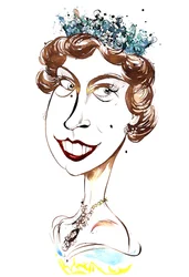 Königin Elizabeth II., jung